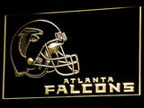 Atlanta Falcons (2) LED Neon Sign Electrical - Yellow - TheLedHeroes