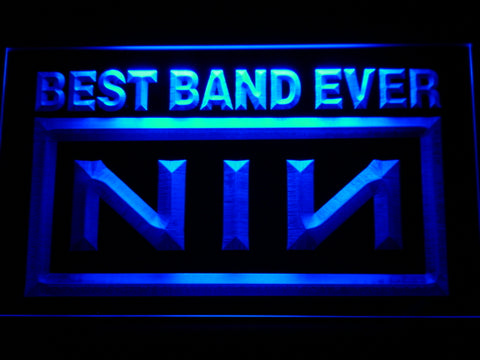 FREE Nine Inch Nail Best Band Ever LED Sign - Blue - TheLedHeroes