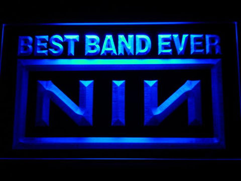 Nine Inch Nail Best Band Ever LED Neon Sign USB - Blue - TheLedHeroes