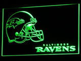 Baltimore Ravens (4) LED Neon Sign Electrical - Green - TheLedHeroes