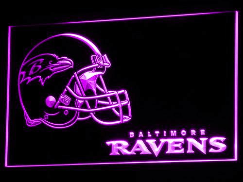 Baltimore Ravens (4) LED Neon Sign Electrical - Purple - TheLedHeroes