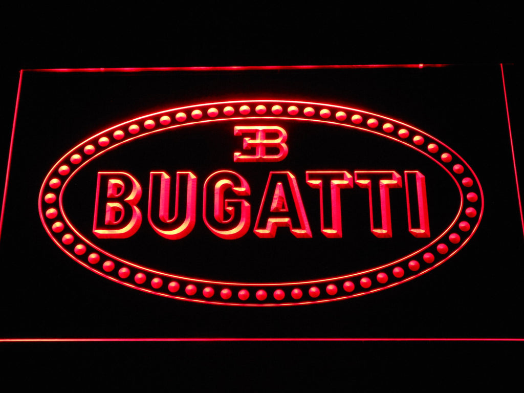 Bugatti LED Neon Sign Electrical - Red - TheLedHeroes