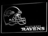 Baltimore Ravens (4) LED Neon Sign Electrical - White - TheLedHeroes