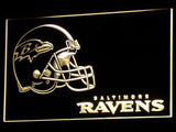 Baltimore Ravens (4) LED Neon Sign Electrical - Yellow - TheLedHeroes