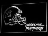 Carolina Panthers (3) LED Neon Sign USB - White - TheLedHeroes