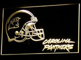 Carolina Panthers (3) LED Neon Sign USB - Yellow - TheLedHeroes