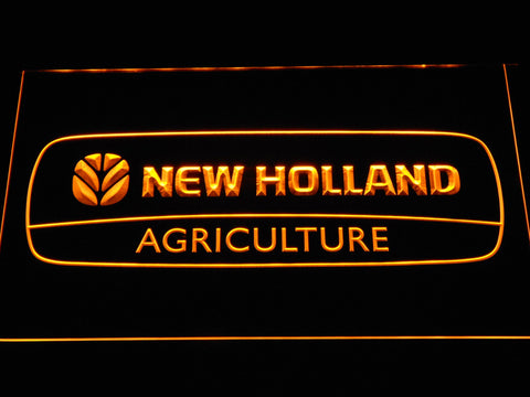 New Holland Agriculture LED Neon Sign USB - Yellow - TheLedHeroes