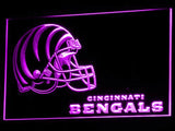 Cincinnati Bengals (3) LED Neon Sign USB - Purple - TheLedHeroes