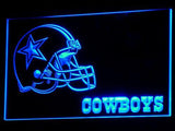 Dallas Cowboys (4) LED Neon Sign USB - Blue - TheLedHeroes
