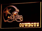 Dallas Cowboys (4) LED Neon Sign Electrical - Orange - TheLedHeroes
