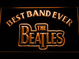 The Beatles Best Band Ever LED Neon Sign USB - Orange - TheLedHeroes