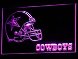 Dallas Cowboys (4) LED Neon Sign Electrical - Purple - TheLedHeroes