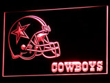 Dallas Cowboys (4) LED Sign - Red - TheLedHeroes