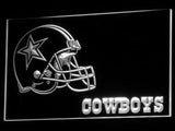 Dallas Cowboys (4) LED Neon Sign Electrical - White - TheLedHeroes