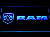 Dodge RAM LED Neon Sign USB - Blue - TheLedHeroes