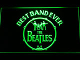 FREE The Beatles Best Band Ever (2) LED Sign - Green - TheLedHeroes