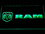 Dodge RAM LED Neon Sign Electrical - Green - TheLedHeroes