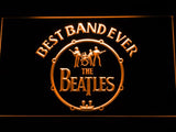 The Beatles Best Band Ever (2) LED Neon Sign Electrical - Orange - TheLedHeroes