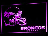 Denver Broncos (3) LED Neon Sign USB - Purple - TheLedHeroes