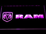 Dodge RAM LED Neon Sign Electrical - Purple - TheLedHeroes