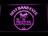 The Beatles Best Band Ever (2) LED Neon Sign Electrical - Purple - TheLedHeroes