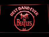The Beatles Best Band Ever (2) LED Neon Sign USB - Red - TheLedHeroes