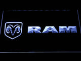 Dodge RAM LED Neon Sign USB - White - TheLedHeroes