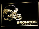 Denver Broncos (3) LED Sign - Yellow - TheLedHeroes