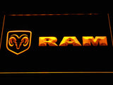 Dodge RAM LED Neon Sign USB - Yellow - TheLedHeroes