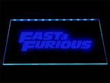 Fast and Furious LED Neon Sign USB - Blue - TheLedHeroes