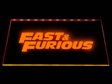 Fast and Furious LED Neon Sign USB - Orange - TheLedHeroes