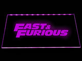 Fast and Furious LED Neon Sign USB - Purple - TheLedHeroes