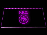 Dirty Rotten Imbeciles (2) LED Neon Sign Electrical - Purple - TheLedHeroes