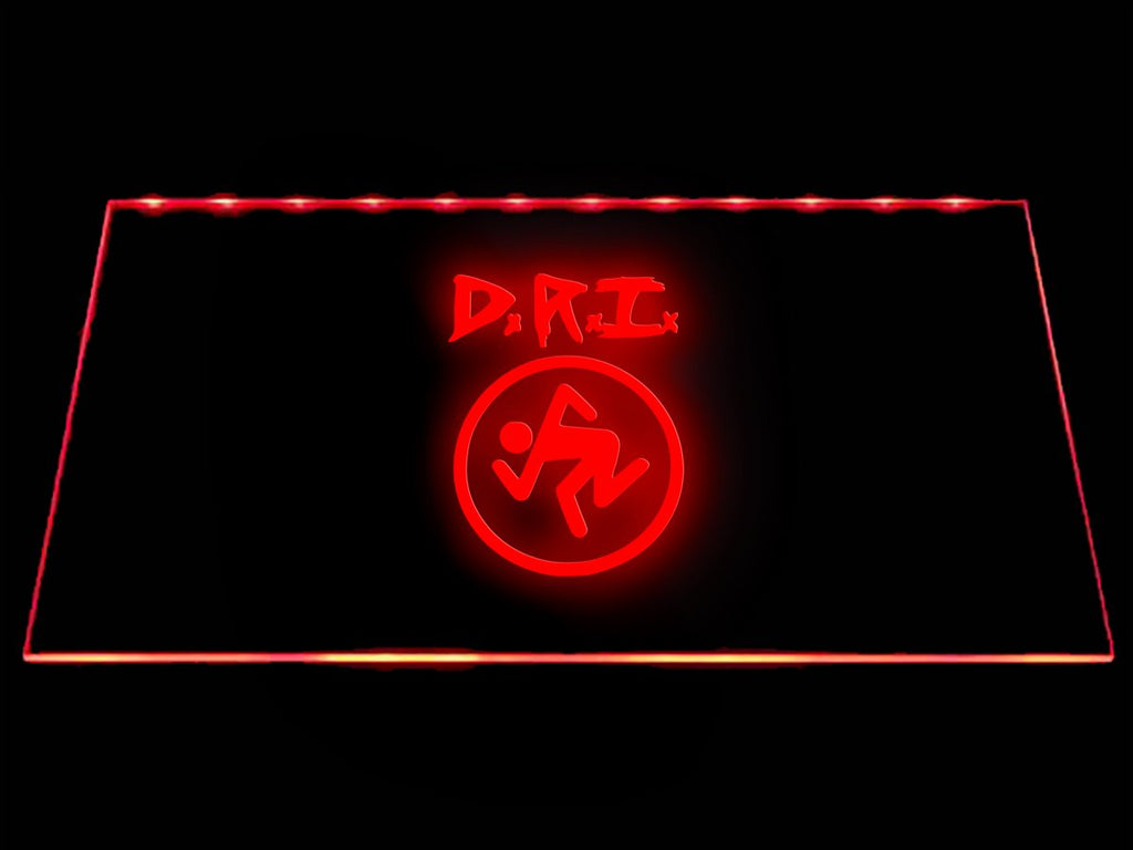 Dirty Rotten Imbeciles (2) LED Neon Sign USB - Red - TheLedHeroes