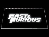 Fast and Furious LED Neon Sign USB - White - TheLedHeroes