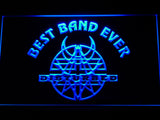 FREE Disturbed Best Band Ever LED Sign - Blue - TheLedHeroes