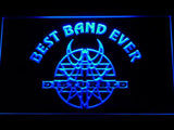 Disturbed Best Band Ever LED Neon Sign Electrical - Blue - TheLedHeroes