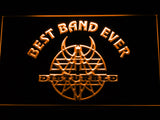 FREE Disturbed Best Band Ever LED Sign - Orange - TheLedHeroes