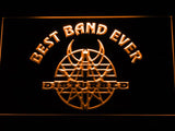 Disturbed Best Band Ever LED Neon Sign Electrical - Orange - TheLedHeroes