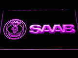Saab (3) LED Neon Sign USB - Purple - TheLedHeroes