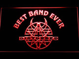 Disturbed Best Band Ever LED Neon Sign Electrical - Red - TheLedHeroes