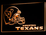 Houston Texans (2) LED Neon Sign USB - Orange - TheLedHeroes