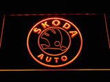 Skoda LED Neon Sign USB - Orange - TheLedHeroes