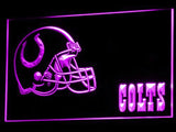 Indianapolis Colts (4) LED Neon Sign Electrical - Purple - TheLedHeroes