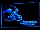 Minnesota Vikings (2) LED Neon Sign Electrical - Blue - TheLedHeroes
