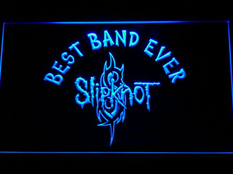 Slipknot Best Band Ever LED Neon Sign USB - Blue - TheLedHeroes
