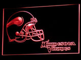 Minnesota Vikings (2) LED Neon Sign Electrical - Red - TheLedHeroes