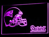 New England Patriots (2) LED Neon Sign USB - Purple - TheLedHeroes
