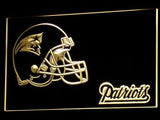 New England Patriots (2) LED Neon Sign Electrical - Yellow - TheLedHeroes