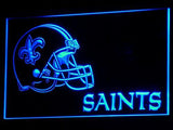 New Orleans Saints (3) LED Neon Sign USB - Blue - TheLedHeroes